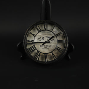 HCL10385 - Black Wall Clock - 21cm
