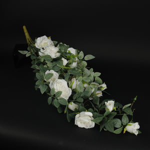 HFL10420 - White Hanging Rose Bush