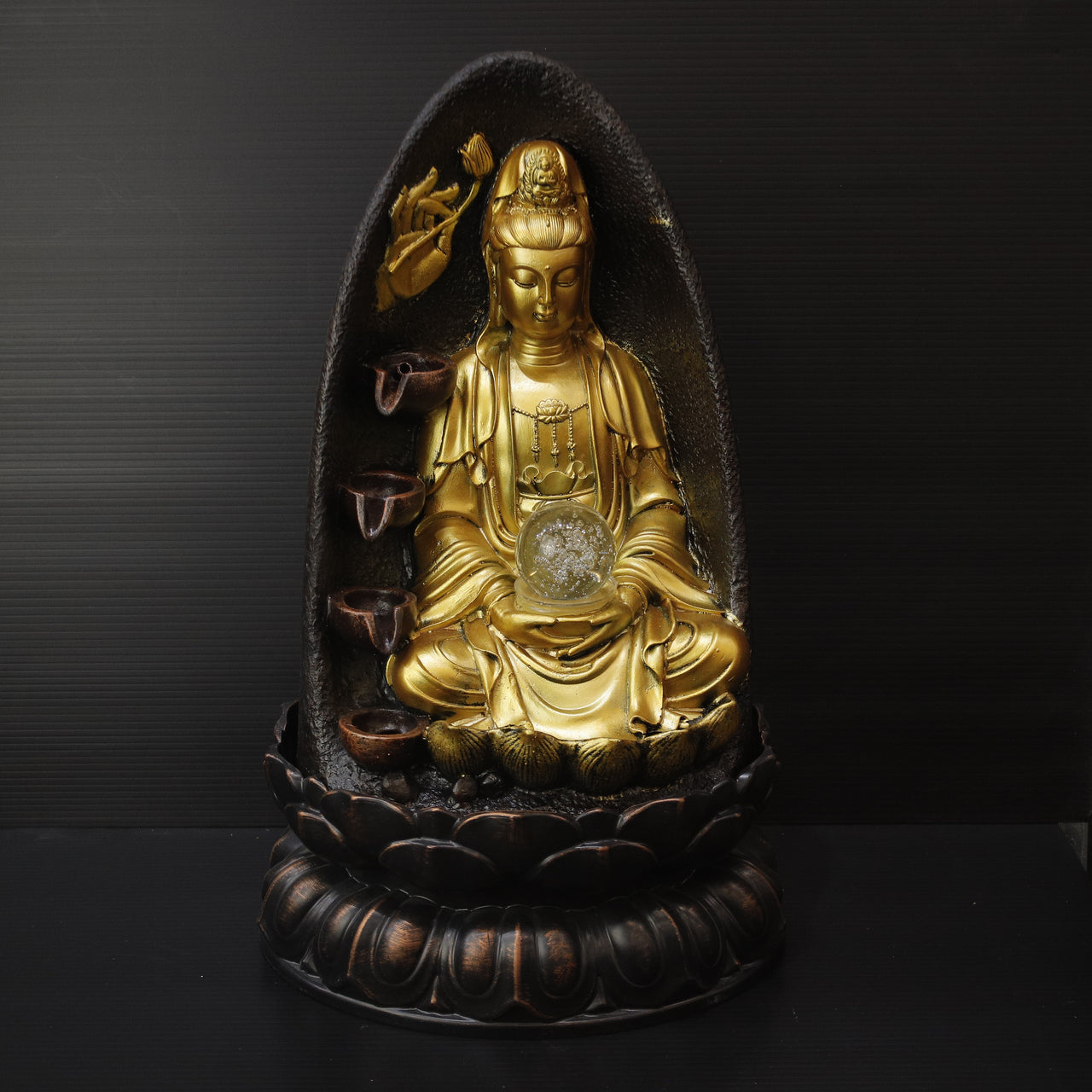 HFT10544 - Peaceful Buddha Fountain