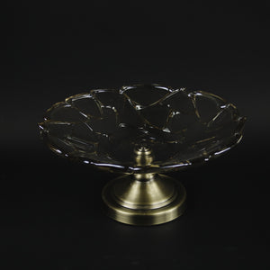 HHD10388 - Pewter Pedestal Plate