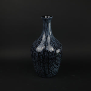 HHD10411 - Squat Aqua/Black Vase