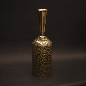 HHD10503 - Gold Teardrop Vase - 1.05m