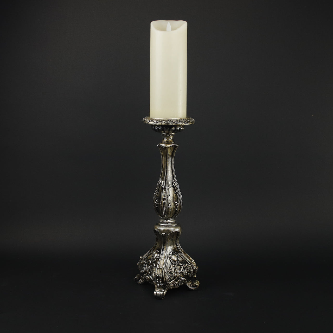 HHD10578 - M Gold Ornate Candle Holder