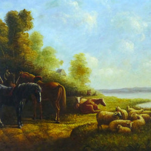 AN4113312 - 30"x40" Original Oil Painting