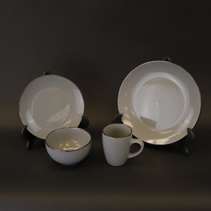 HCCH8195 - Silver Grey Stone Dinner Plate