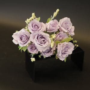 HCFL9324 - Sterling Silver Rose Bq