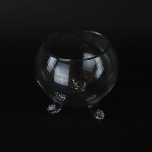 HCGL6166 - Curved Foot Glass Bowl - Medium
