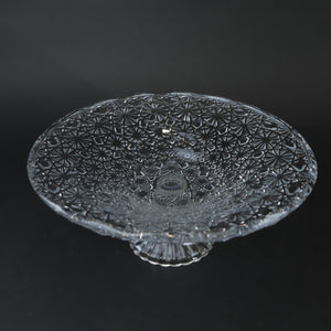 HCGL7162 - Cut Glass Pedestal Plate