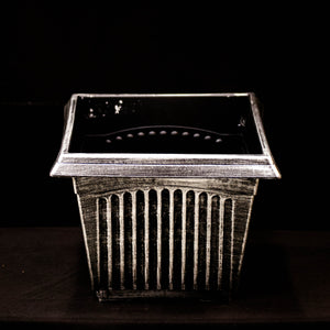 HCHD5322 - Silver Square Pot Medium