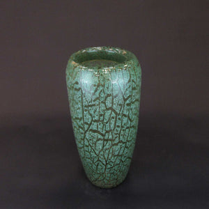 HCGL5784 - Hand Blown Green Glass Vase M