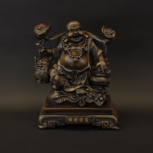 HCHD7729 - Bronze Large Happy Buddha