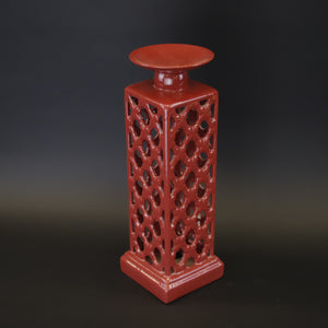 HCHD9125 - Red Block Candle Holder