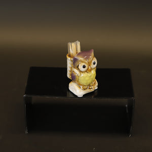 HCHD9293 - Tiny Ceramic Owl #1