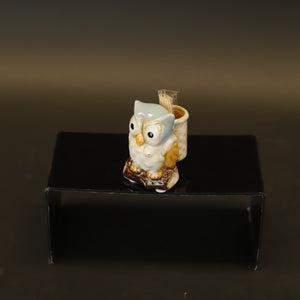 HCHD9295 - Tiny Ceramic Owl #3