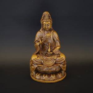 HCHD9439 - Wood Peaceful Buddha - L