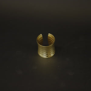 HCKE9628 - Gold Dappled Napkin Ring