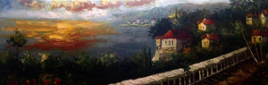 ME4418521 - 16"x48" Original Oil Painting