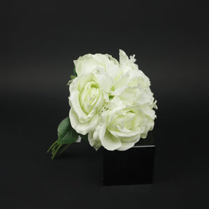 HCFL9812 - Frilly Mint Rose Bouquet