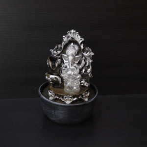 HCFT9977 - Silver Ganesh Fountain