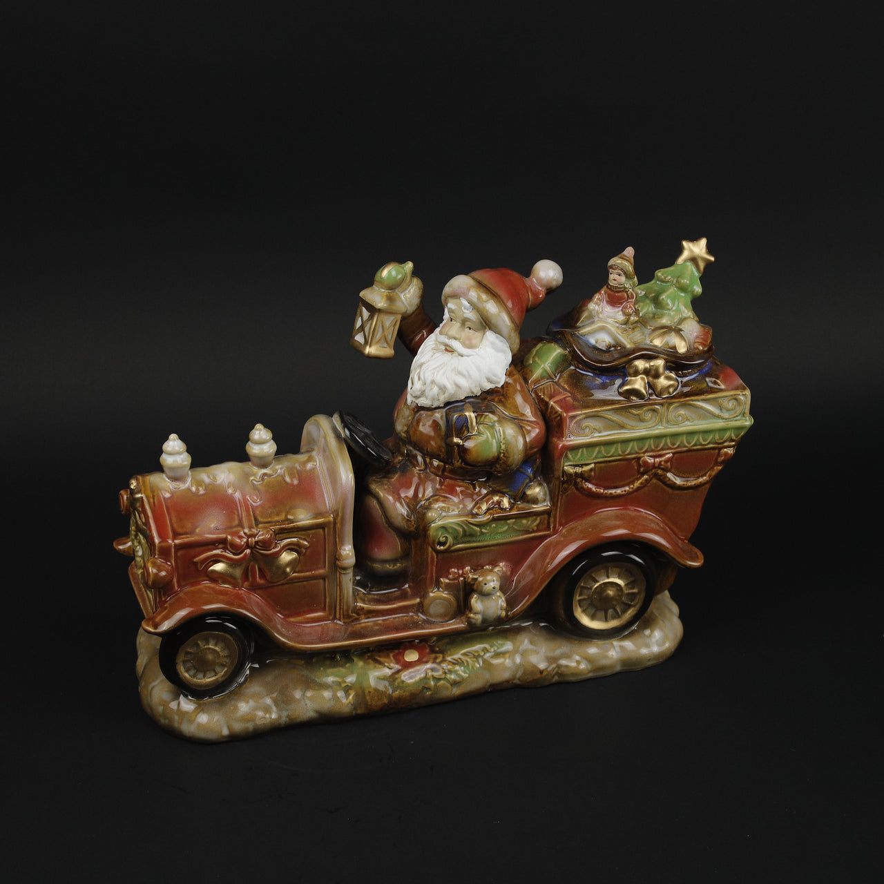 HCHD9291 - Ceramic Santa Sleigh