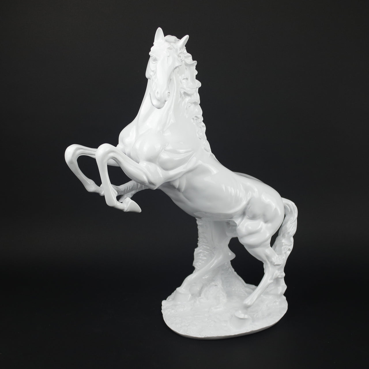 HCHD9935 - White Jumping Horse