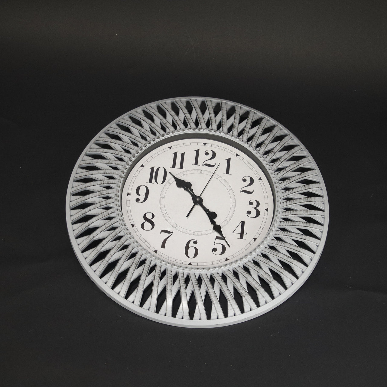 HCL10381 - Grey Wall Clock - 61cm