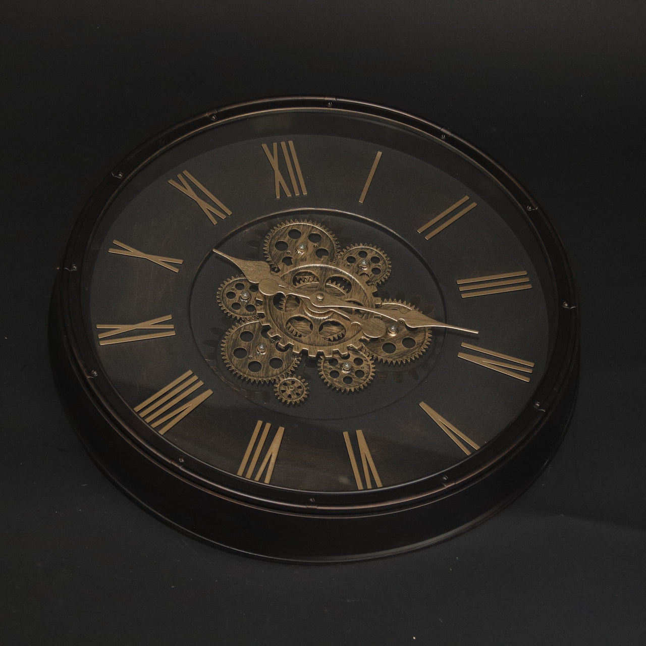 HCL11193 - Mahogany Wall Clock