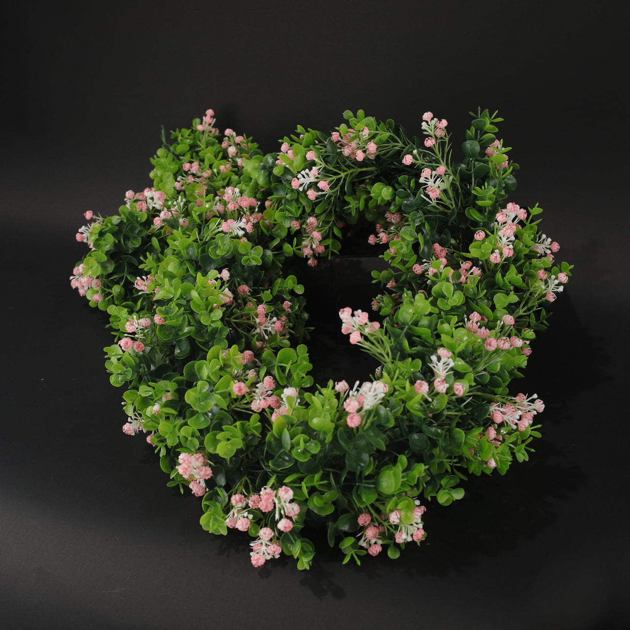 HFL10606 - Pink Boxwood Garland