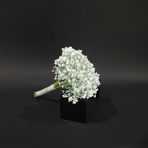 HFL10736 - White/Green Baby's Breath Bq