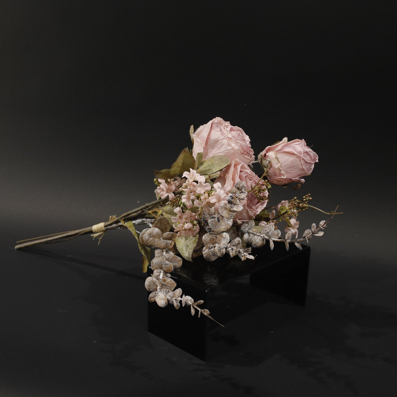 HFL10742 - Mixed Dusty Pink Antique Rose Bq