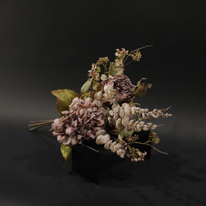 HFL10810 - Burgundy Peony/Eucalyptus Bq