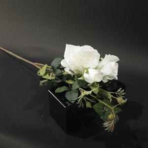 HFL10826 - LS White 3 Head Rose