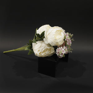 HFL10833 - Ivory Peony/Lilac Bq