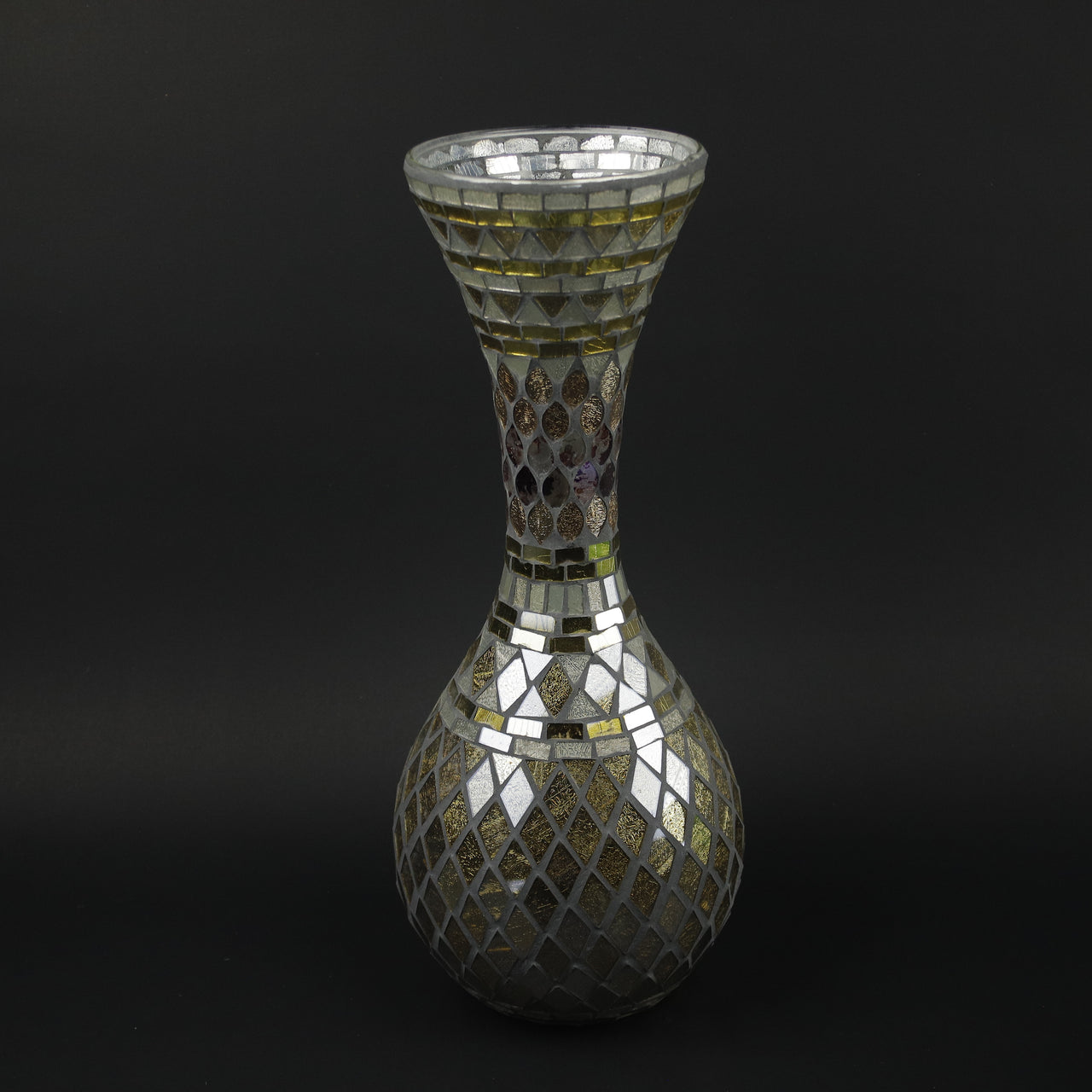HGL10468 - Pewter Pedestal Vase