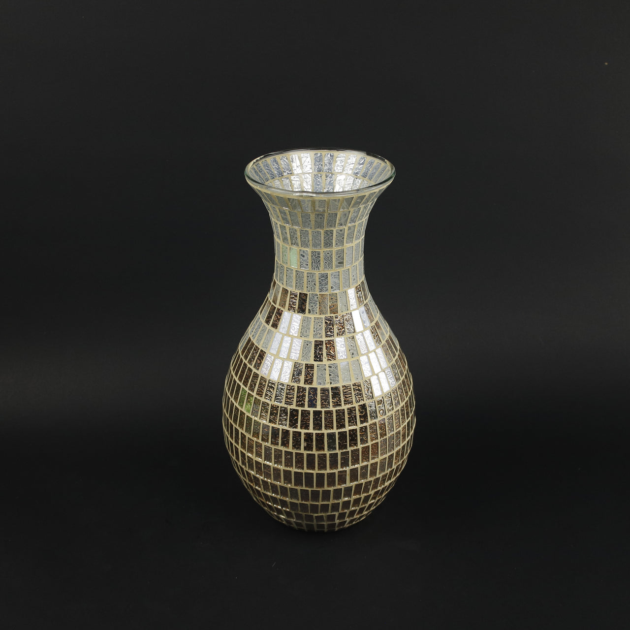 HGL10473 - Amber Tall Ball Vase