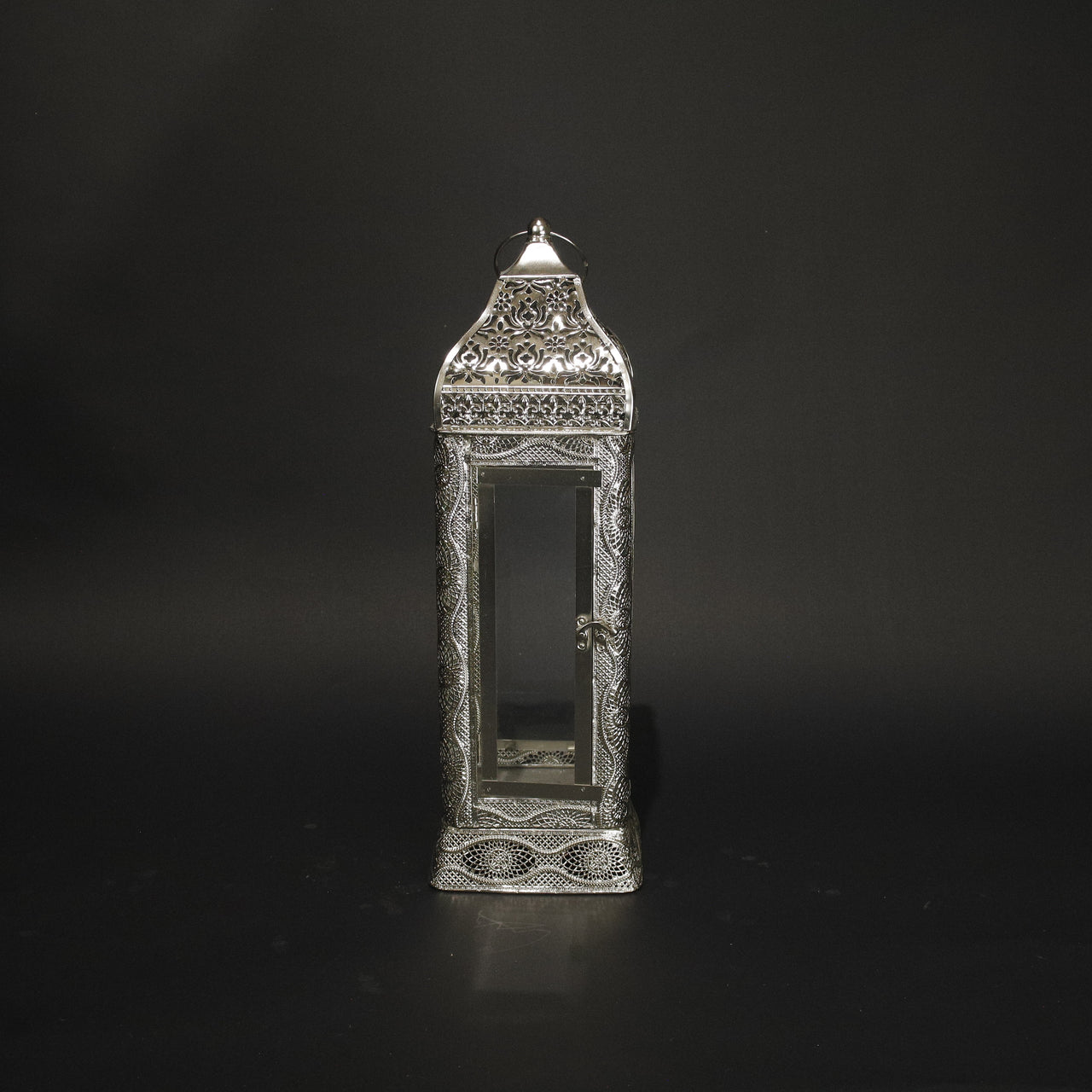 HHD10193 - S Silver Embossed Lantern