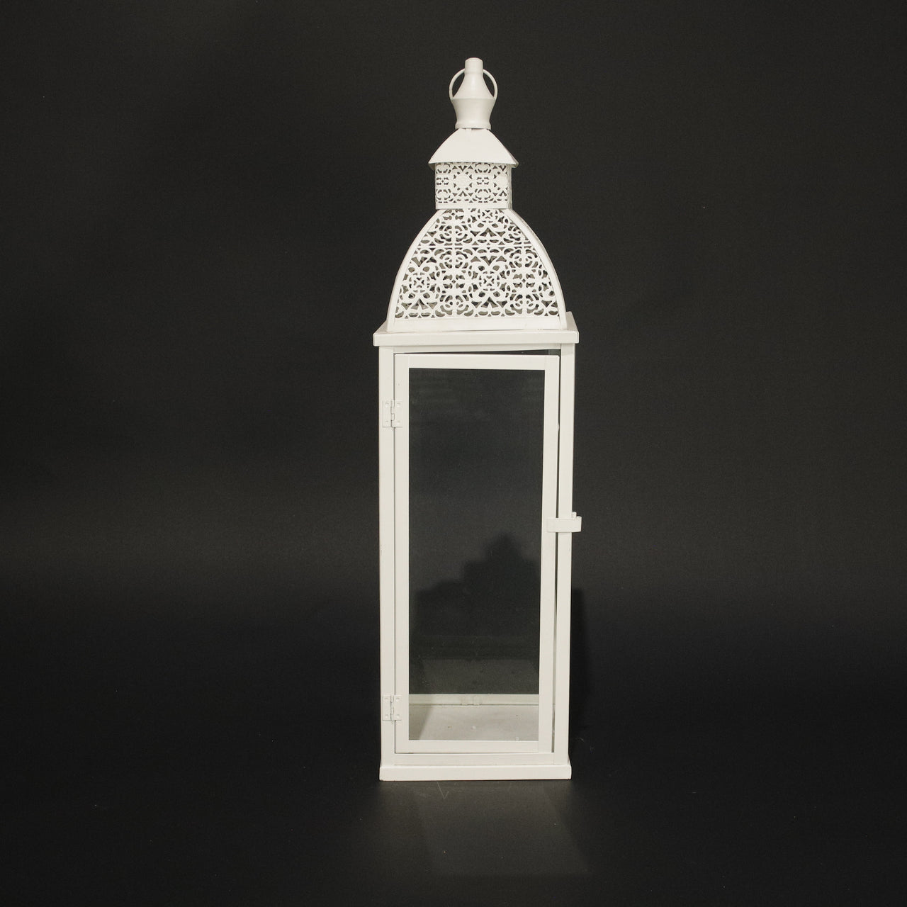 HHD10249 - L White Paisley Lantern