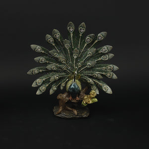 HHD10279 - Green Peacock Full Tail