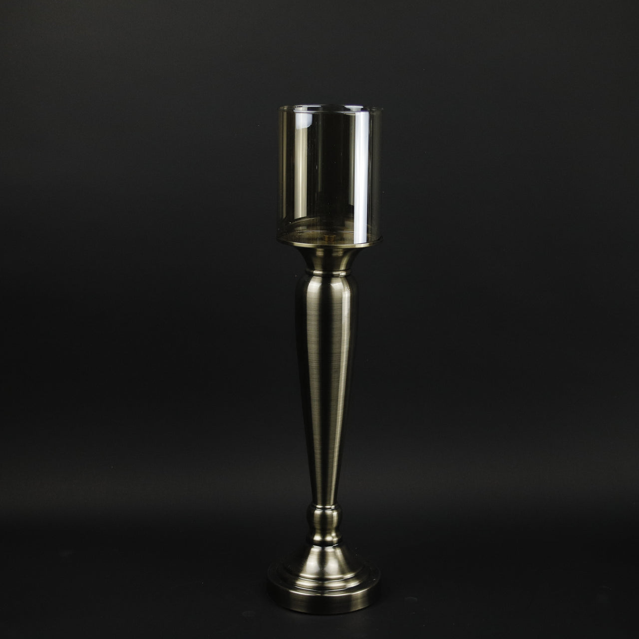 HHD10391 - M Pewter Pillar Candle Holder