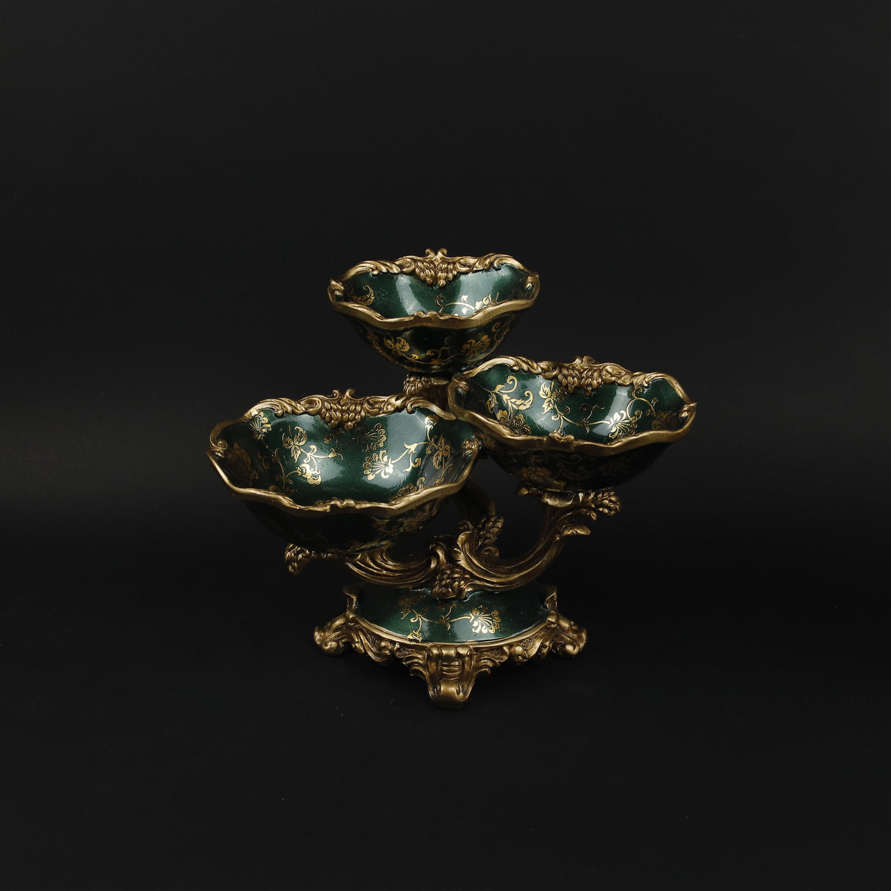 HHD10481 - Shamrock Triple Candy Dish