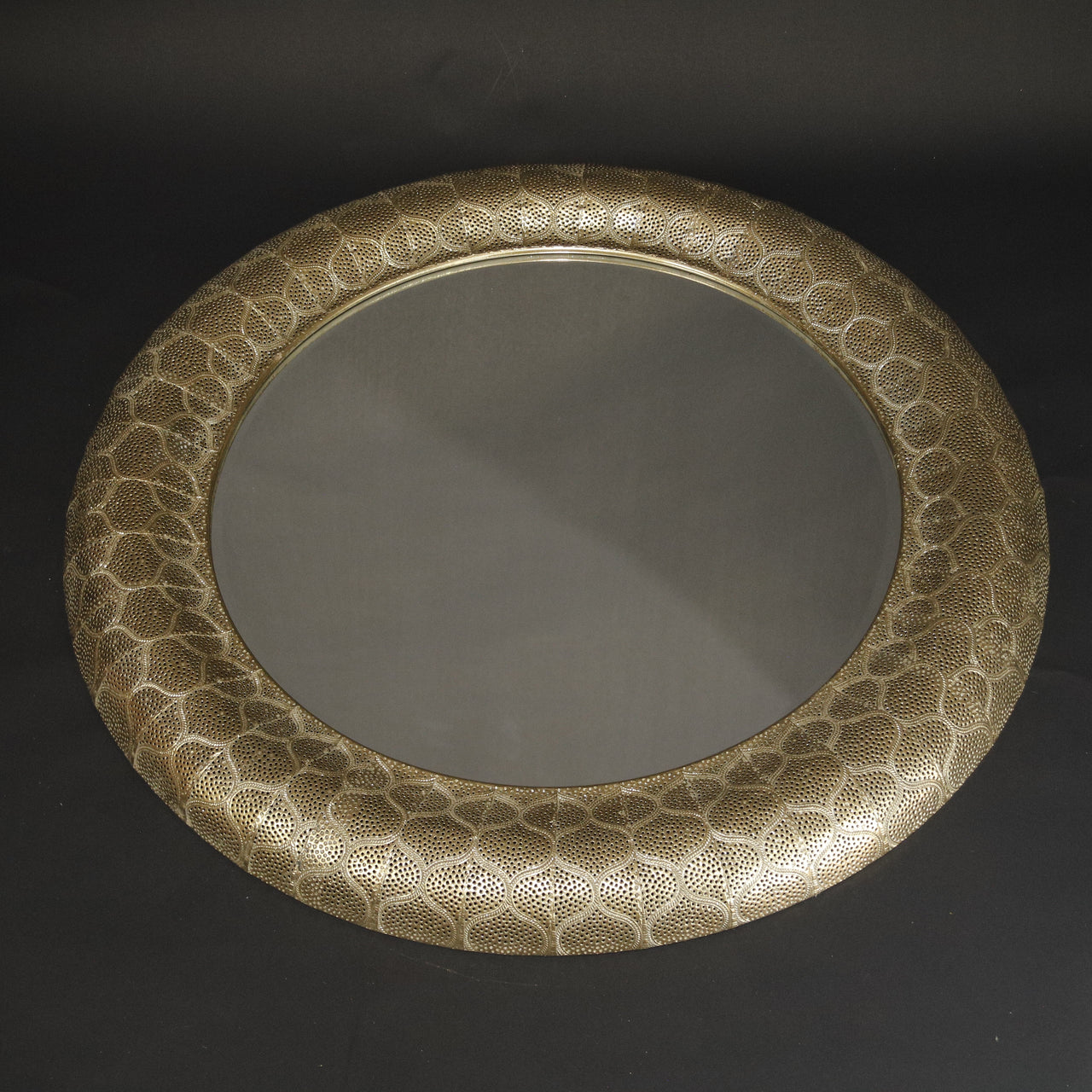 HHD10493 - Round Gold Mirror