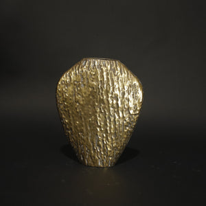 HHD10690 - M Gold Oval Vase