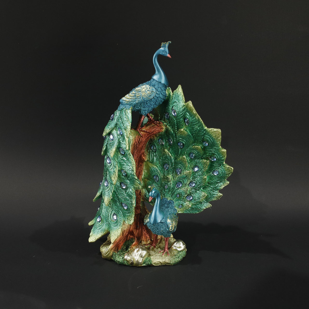 HHD11064 - L Emerald Double Peacock