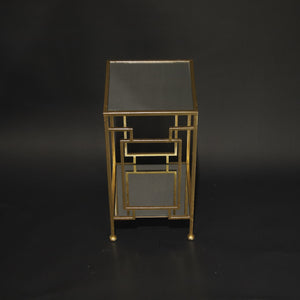HHD11136 - M Gold Tall Side Table