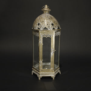 HHD11140 - Gold Antique Hexagon Lantern