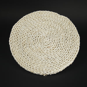 HKE10005- Cream Round Rope Placemat