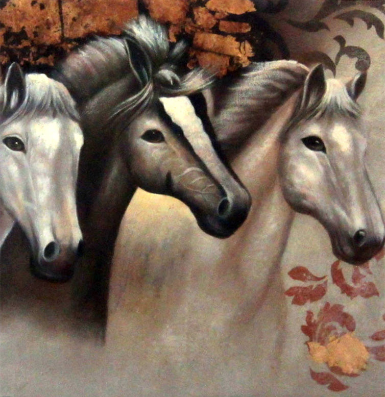AN3116396 - 30"x30" Original Oil Painting