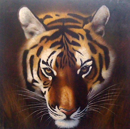 AN3318280 - 32"x32" Original Oil Painting