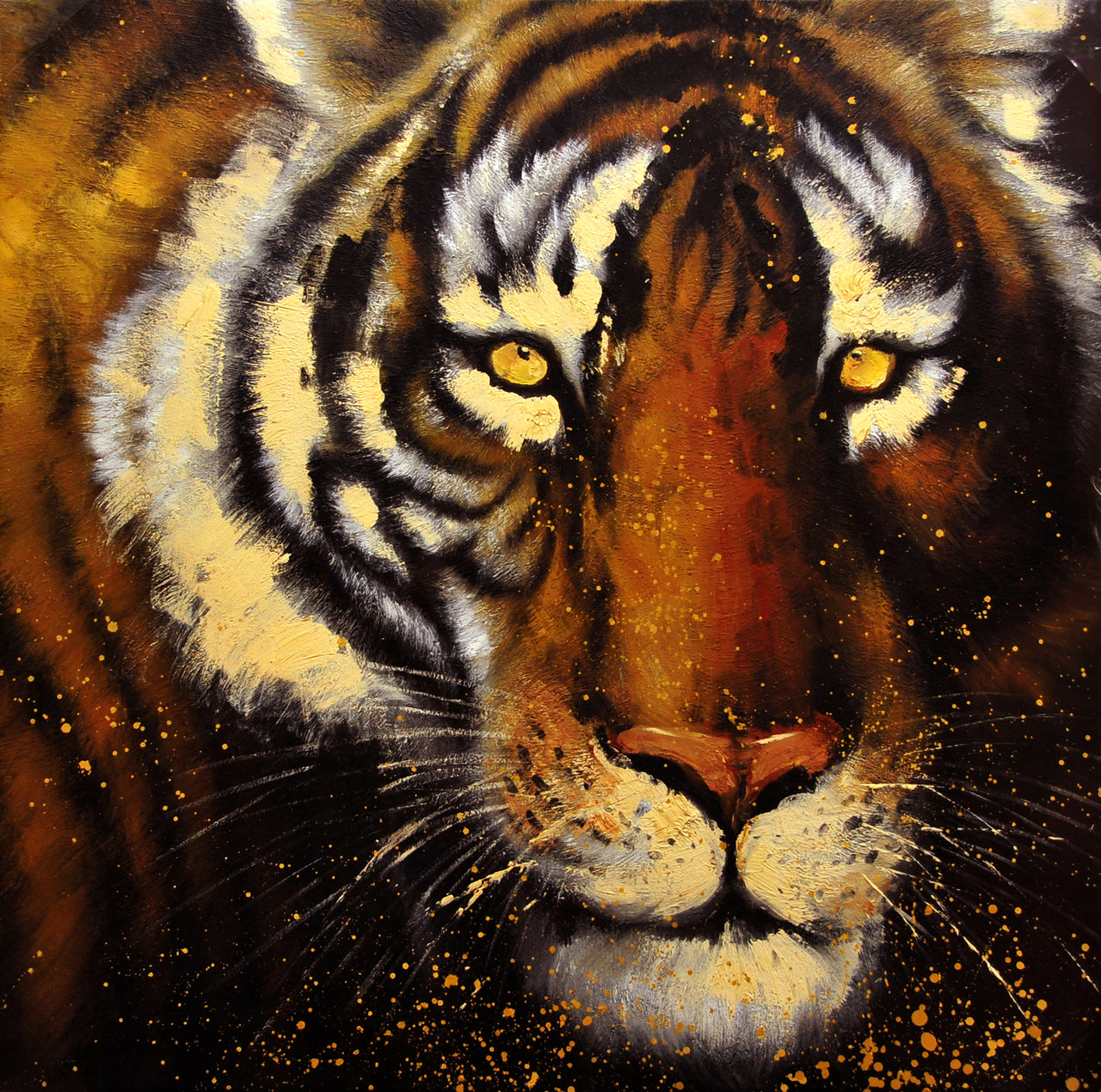 AN3717491 - 36"x36" Original Oil Painting