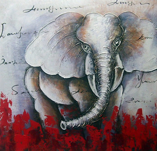 AN4018969 - 40"x40" Original Oil Painting